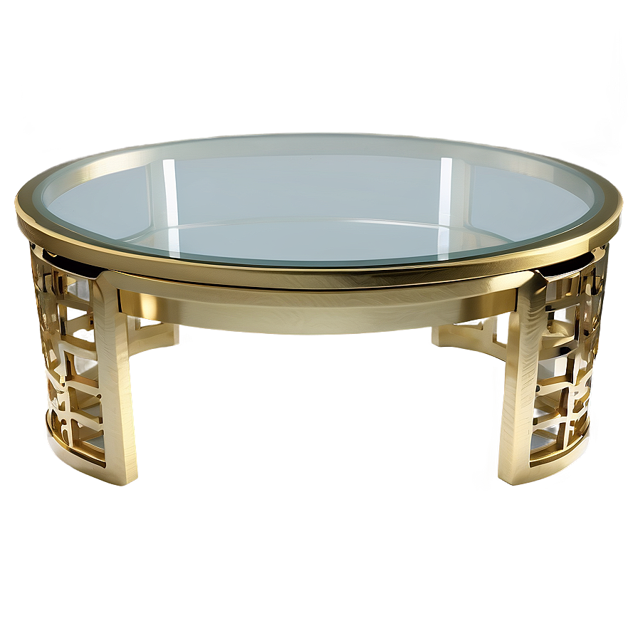 Luxe Gold Coffee Table Png Ugr72 PNG image