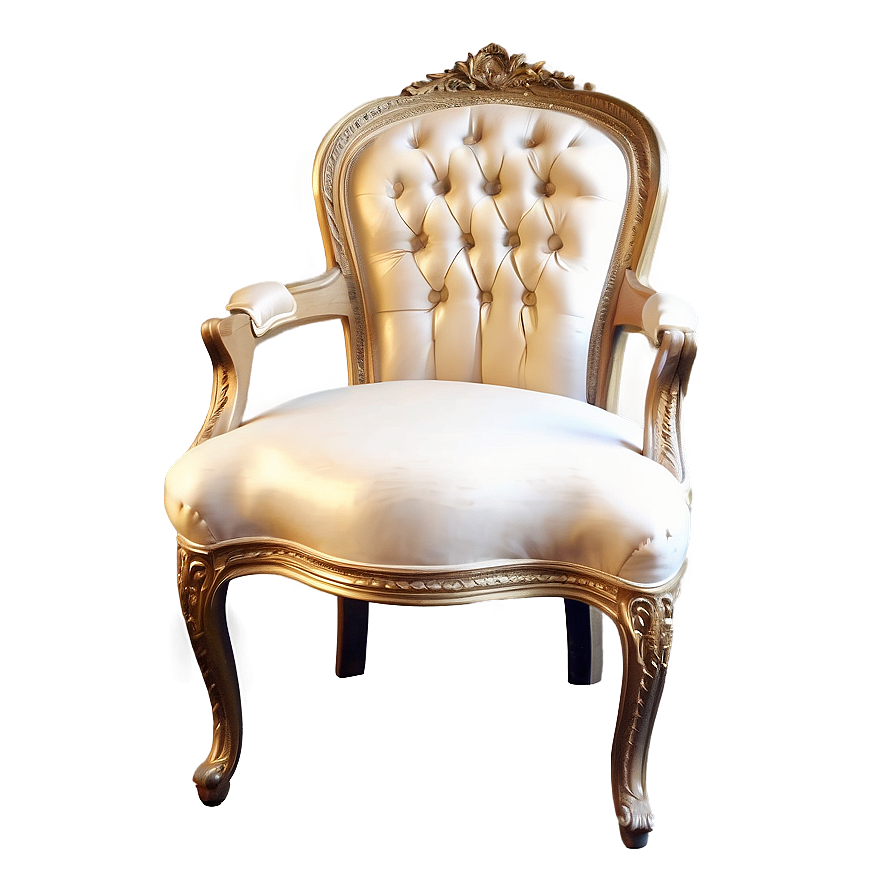 Luxe Tufted Armchair Png 66 PNG image