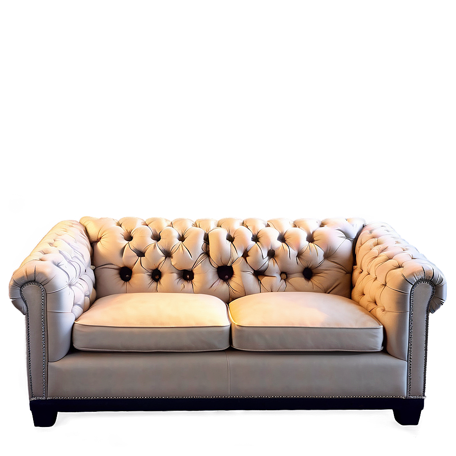 Luxe Tufted Couch Png 05252024 PNG image