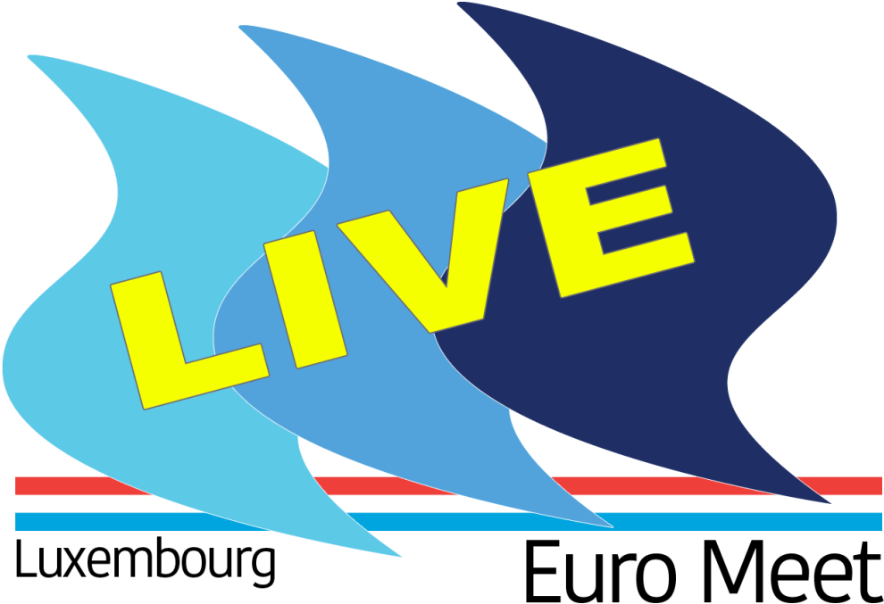 Luxembourg Euro Meet Live Event Logo PNG image