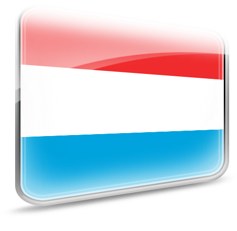 Luxembourg Flag Icon PNG image