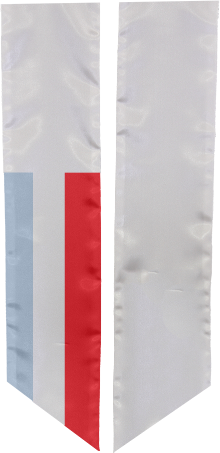 Luxembourg Flag Vertical Ribbons PNG image