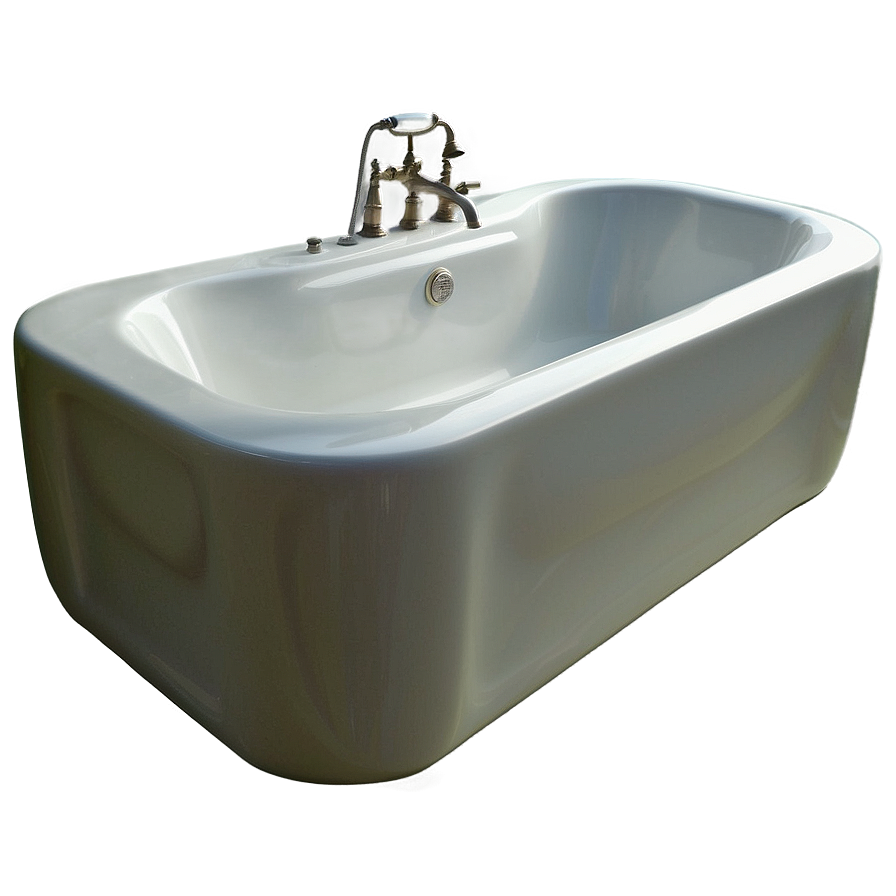 Luxurious Double-ended Bathtub Png 37 PNG image