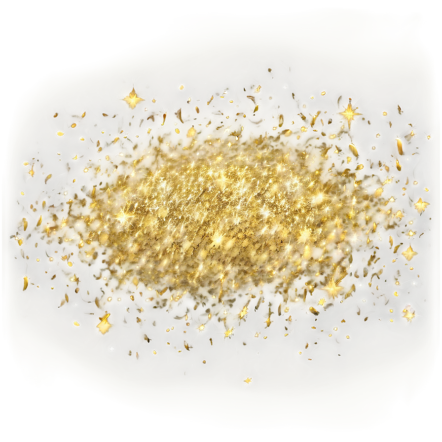 Luxurious Gold Dust Sparkles Png 33 PNG image