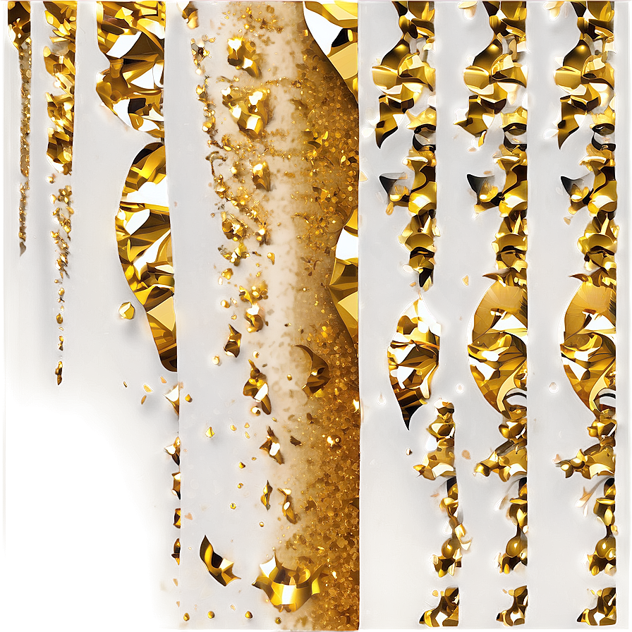 Luxurious Gold Glitter Png Wrb PNG image