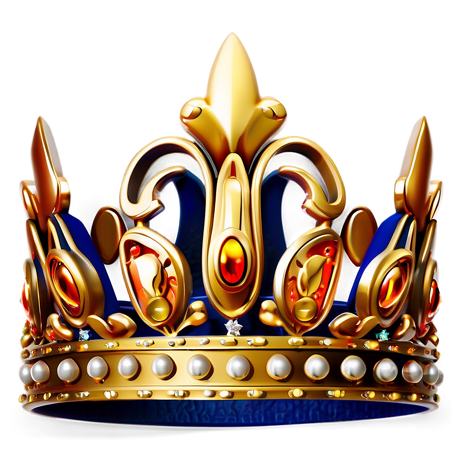 Luxurious Golden Crown Png 24 PNG image