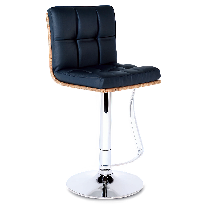 Luxurious Leatherette Barstool Png Qul83 PNG image