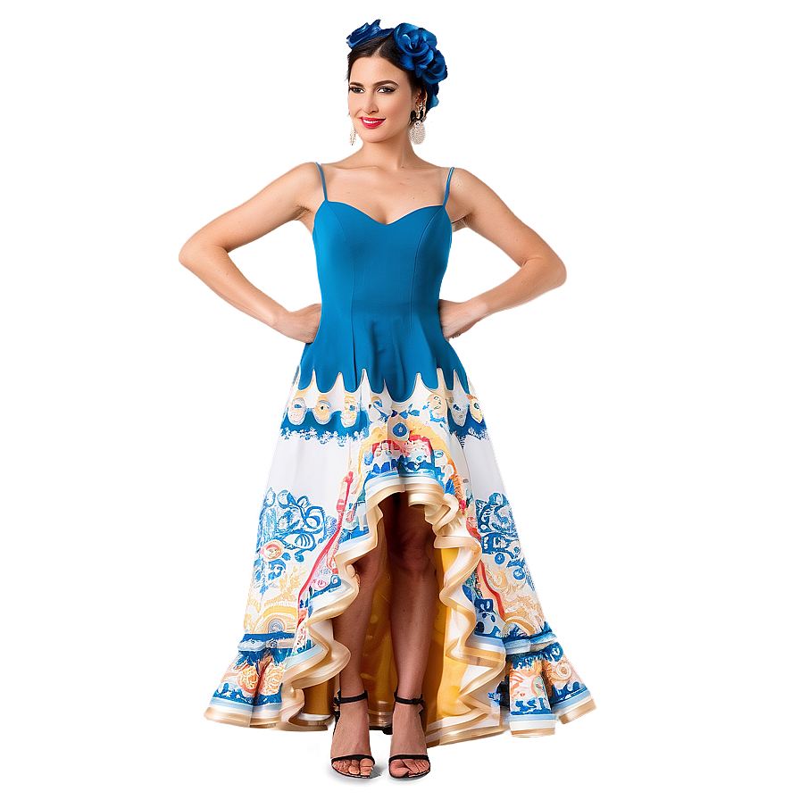 Luxurious Sevilla Flamenco Dress Png Rrq PNG image