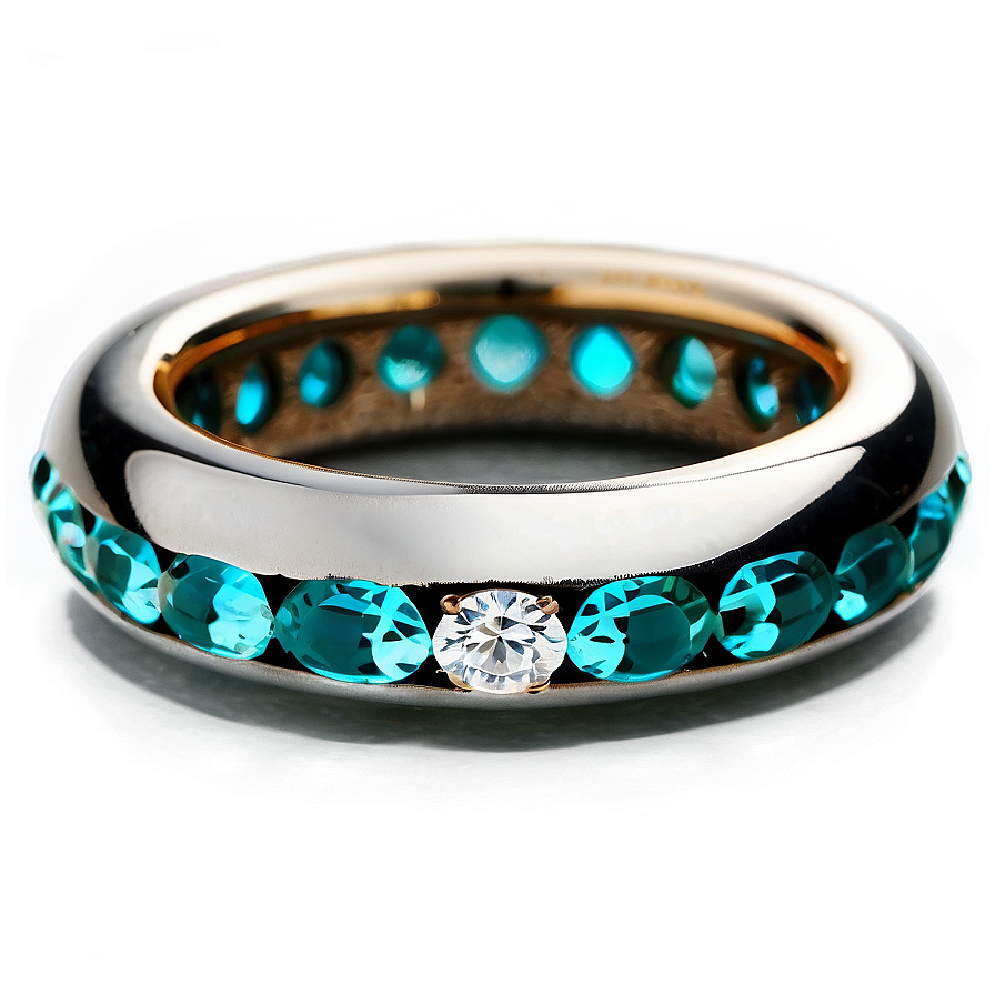 Luxurious Tiffany Wedding Band Png 06242024 PNG image