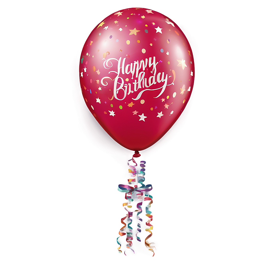 Luxury Birthday Balloon Png 06272024 PNG image