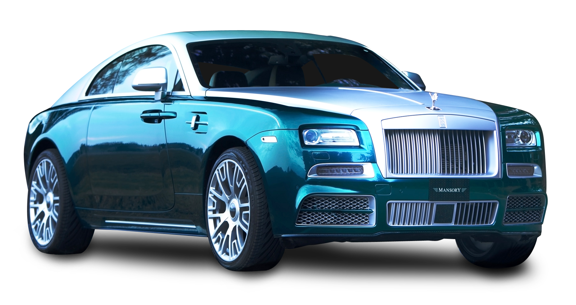 Luxury Blue Rolls Royce Wraith PNG image