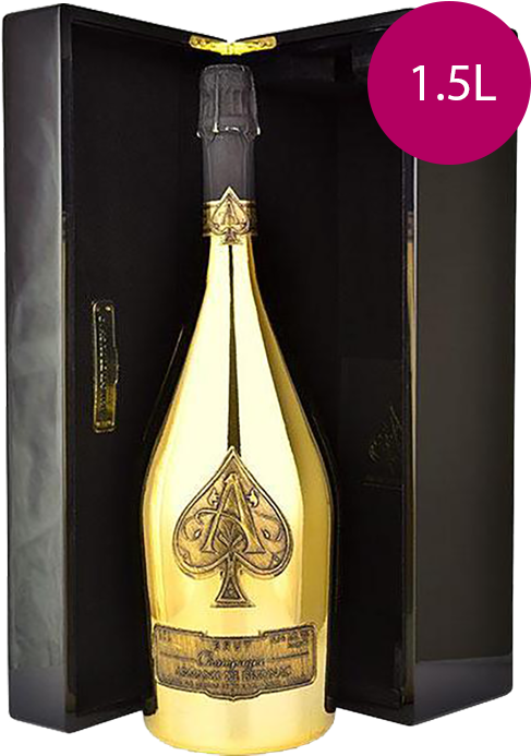 Luxury Champagne Aceof Spades Bottle PNG image