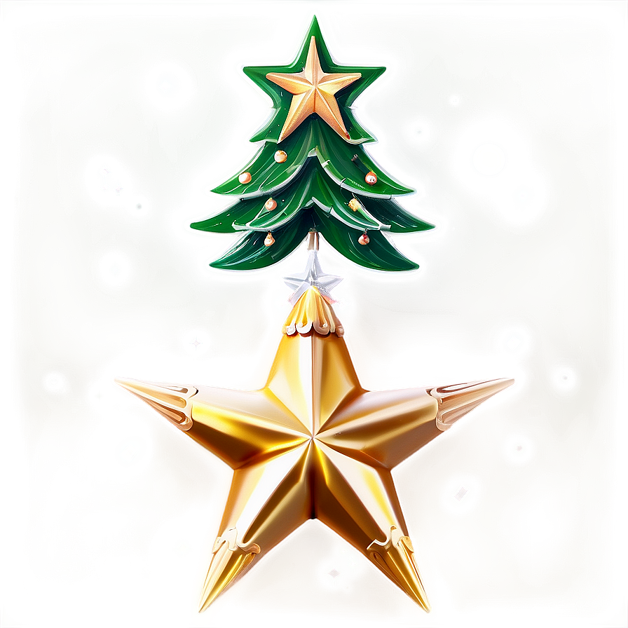 Luxury Christmas Tree Star Png 17 PNG image