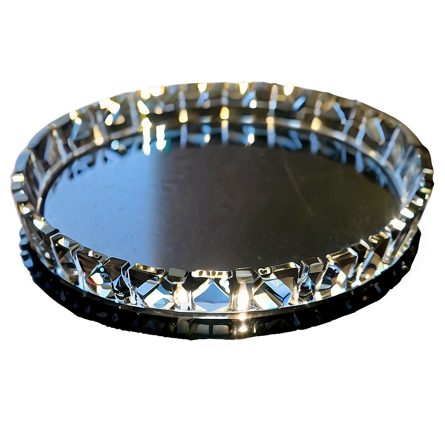 Luxury Crystal Tray Png Jop PNG image