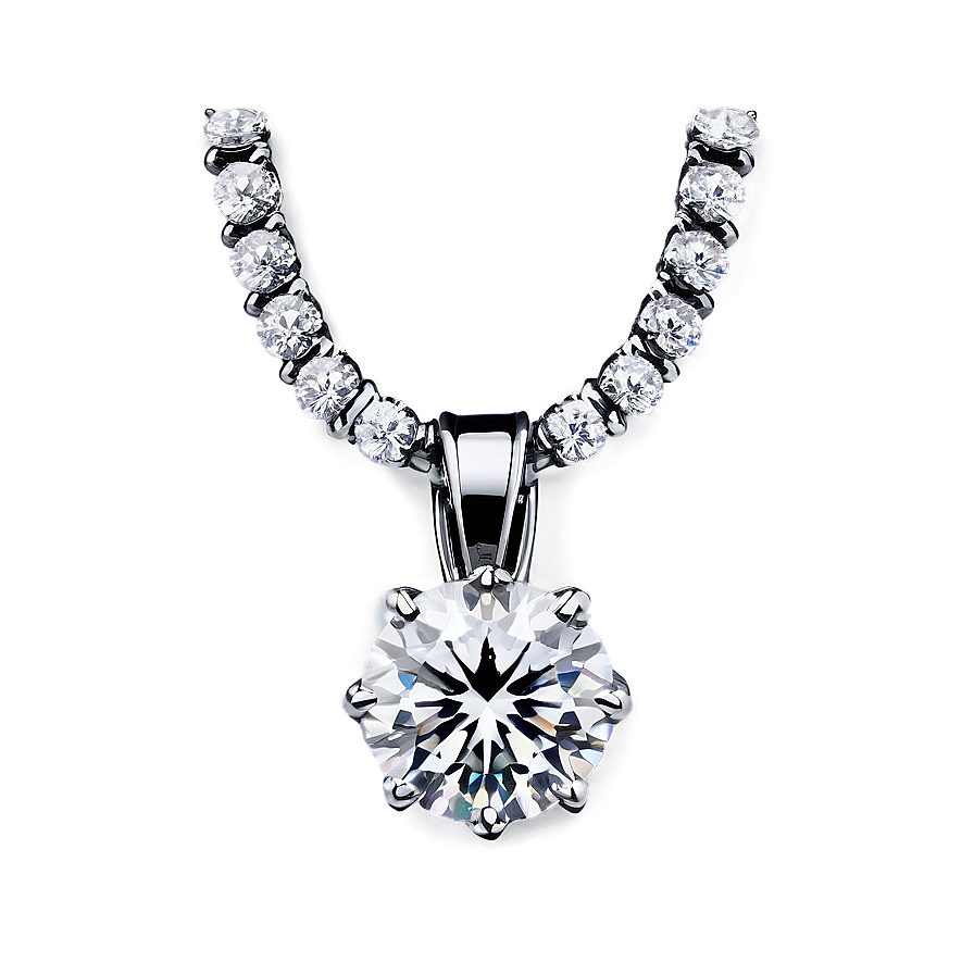 Luxury Diamond Necklace Png Yld95 PNG image