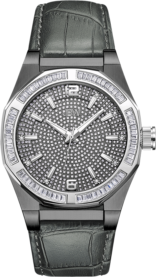 Luxury Diamond Studded Watch PNG image