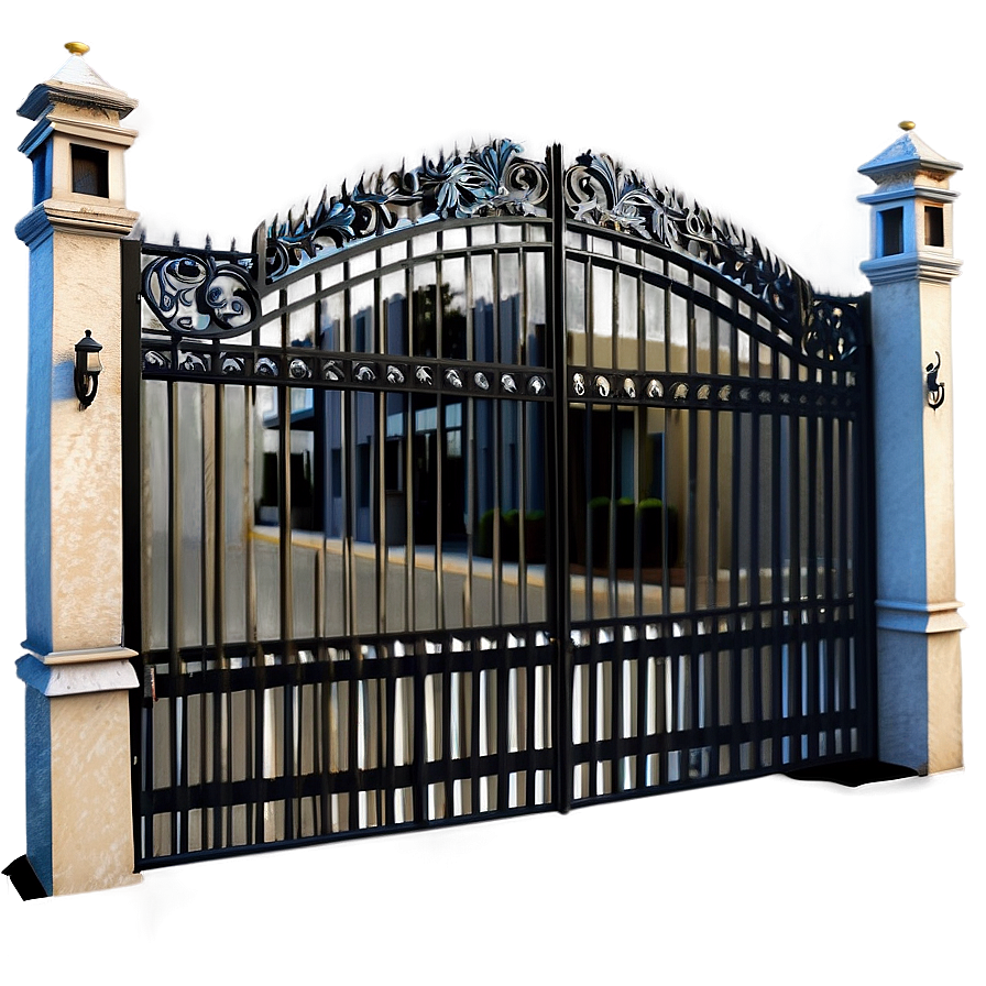 Luxury Estate Gate Png 05242024 PNG image