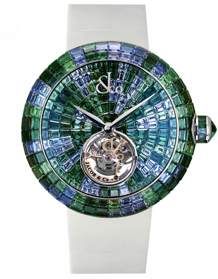 Luxury Gemstone Encrusted Watch PNG image