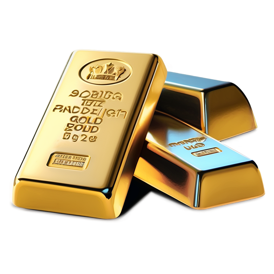 Luxury Gold Bullion Png Ovf PNG image