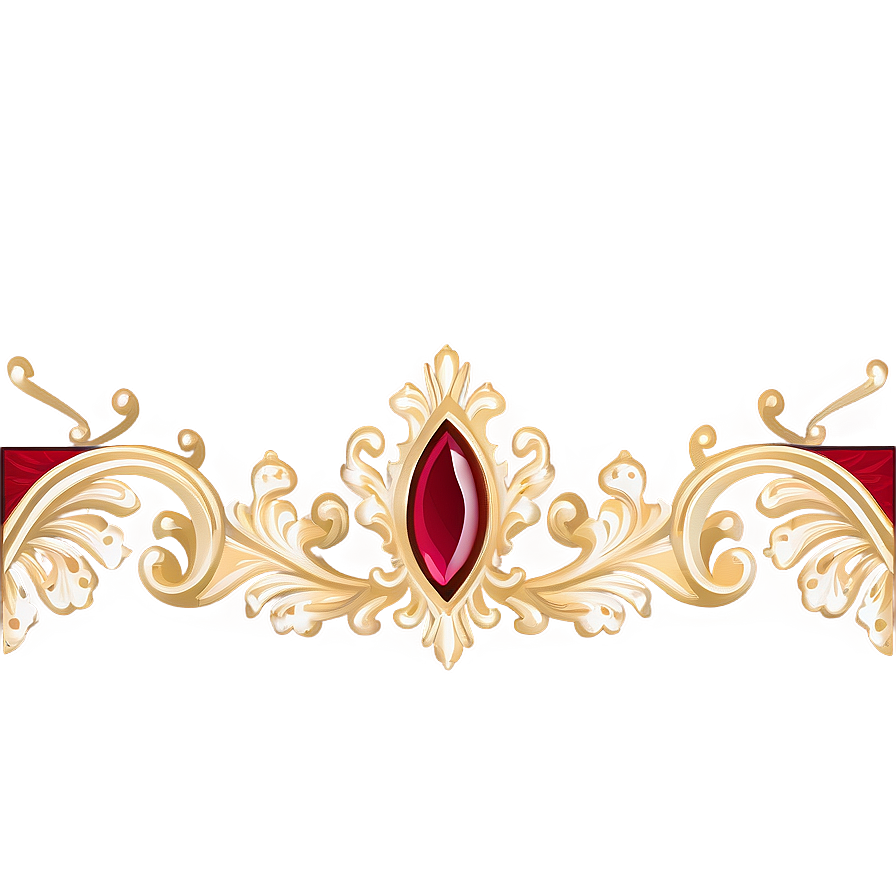 Luxury Gold Trim Border Png Byf PNG image