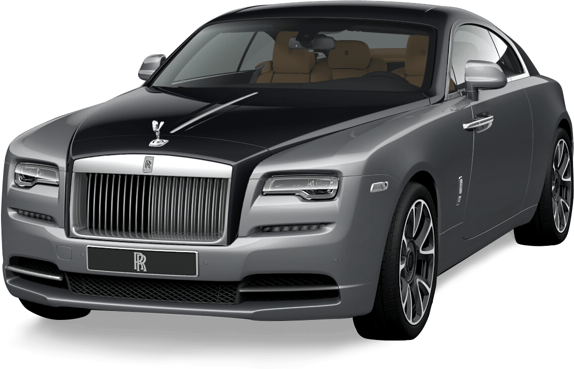 Luxury Grey Rolls Royce Side View PNG image