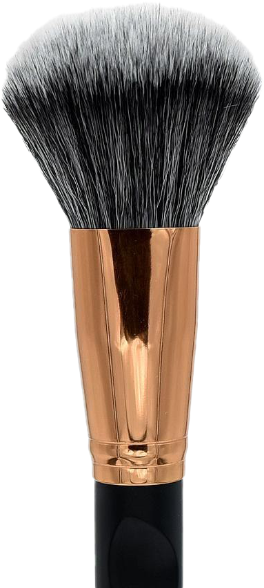 Luxury Makeup Brush Copper Ferrule PNG image