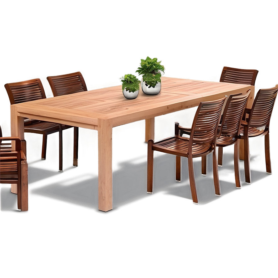 Luxury Outdoor Table Png 06282024 PNG image