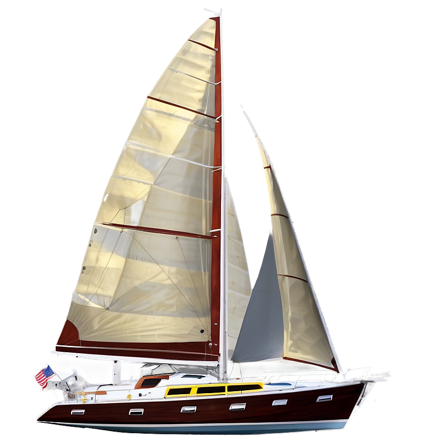 Luxury Sailboat At Sunset Png 43 PNG image