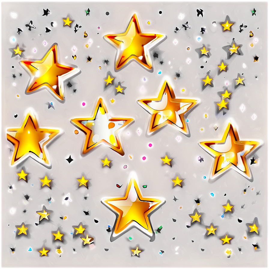 Luxury Star Pattern Png Gft15 PNG image