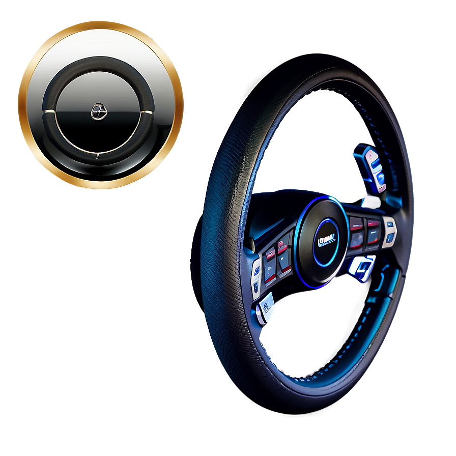 Luxury Vehicle Steering Wheel Png 05252024 PNG image