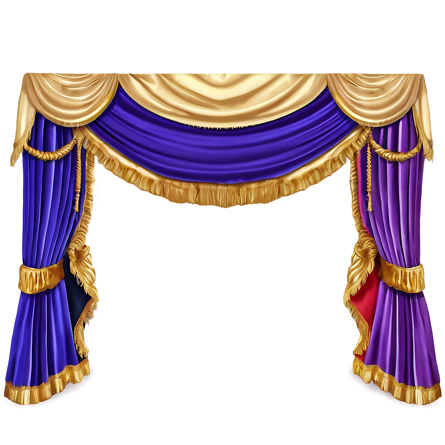 Luxury Velvet Curtain Png Wry PNG image