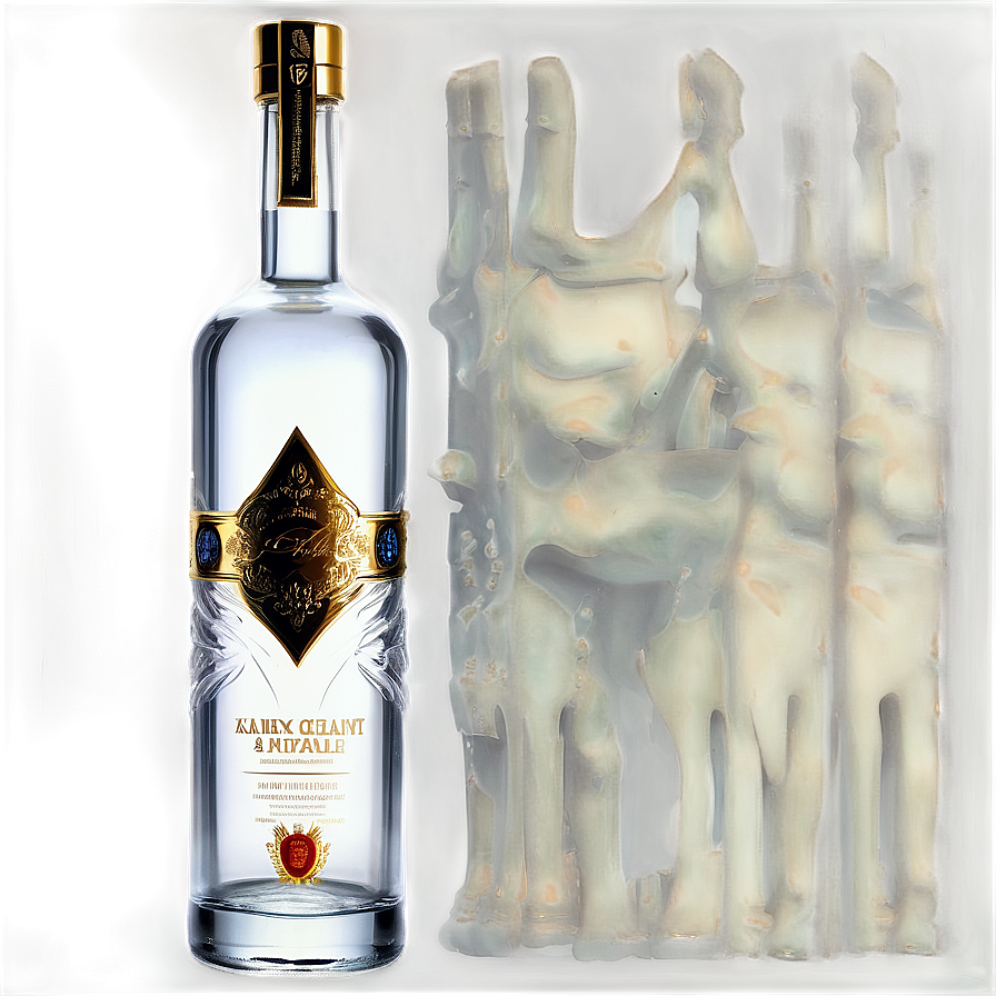 Luxury Vodka Bottle Png 06212024 PNG image