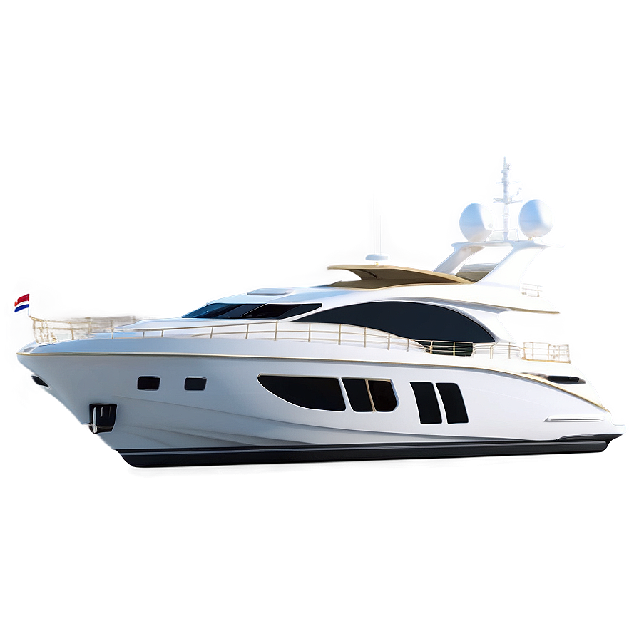 Luxury Yacht At Sea Png 05212024 PNG image