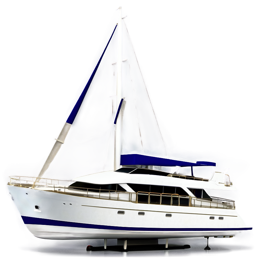 Luxury Yacht At Sea Png 67 PNG image