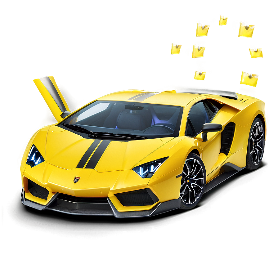 Luxury Yellow Car Png 29 PNG image