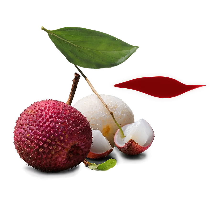 Lychee Food Pairing Png 06252024 PNG image