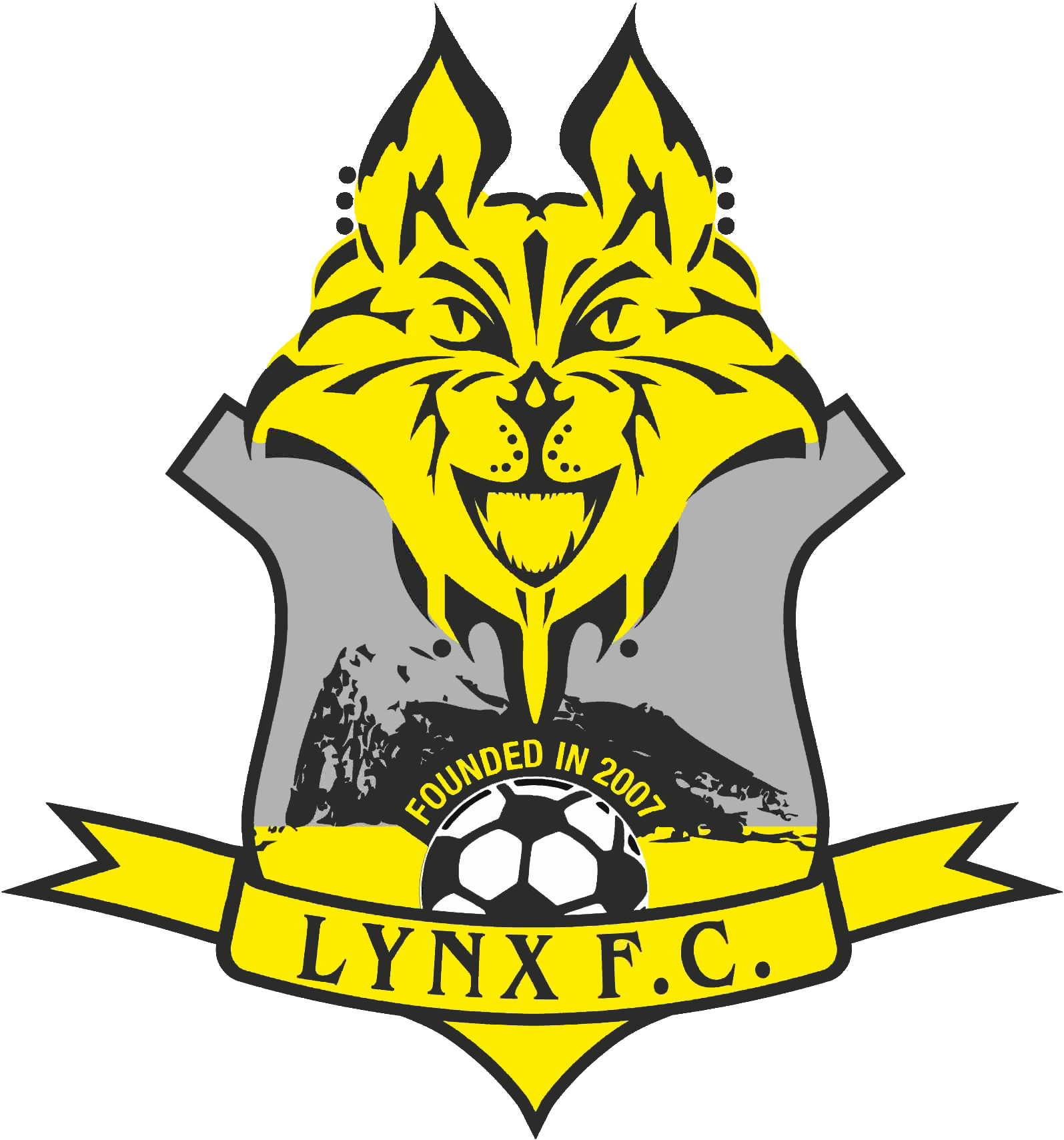 Lynx F C Soccer Emblem PNG image