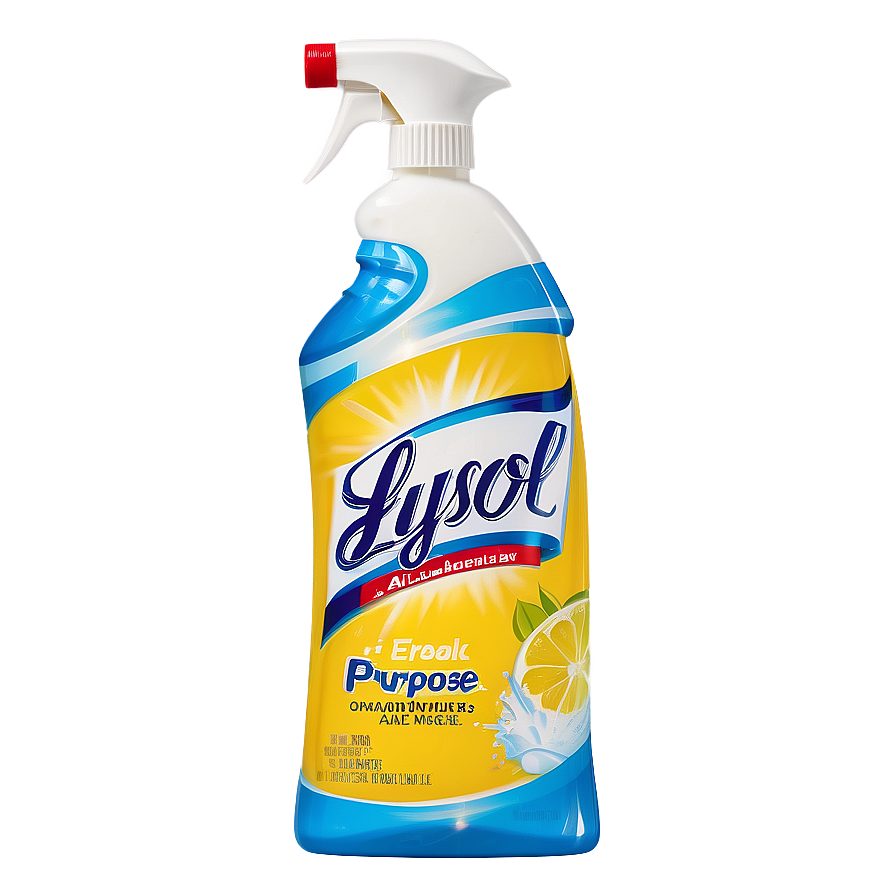 Lysol All Purpose Cleaner Lemon Breeze Png 63 PNG image
