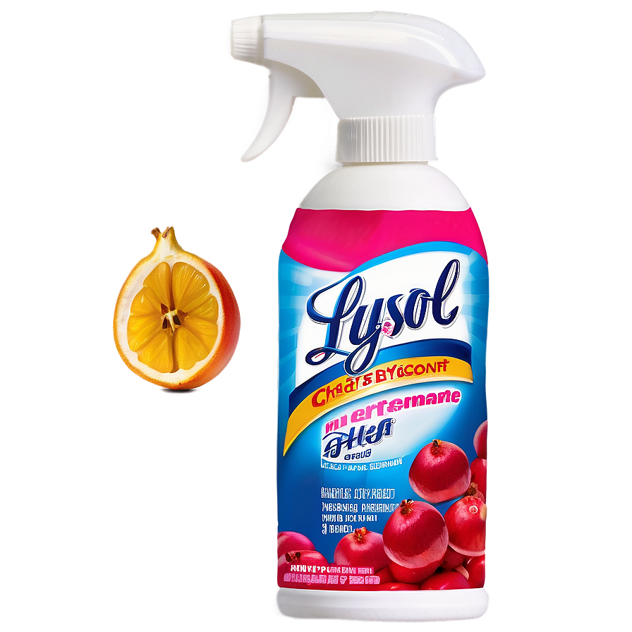 Lysol Disinfectant Spray Cherry Blossom & Pomegranate Png 69 PNG image