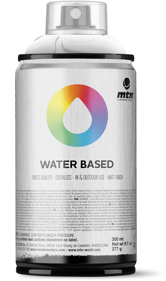 M T N Water Based Spray Paint Can PNG image