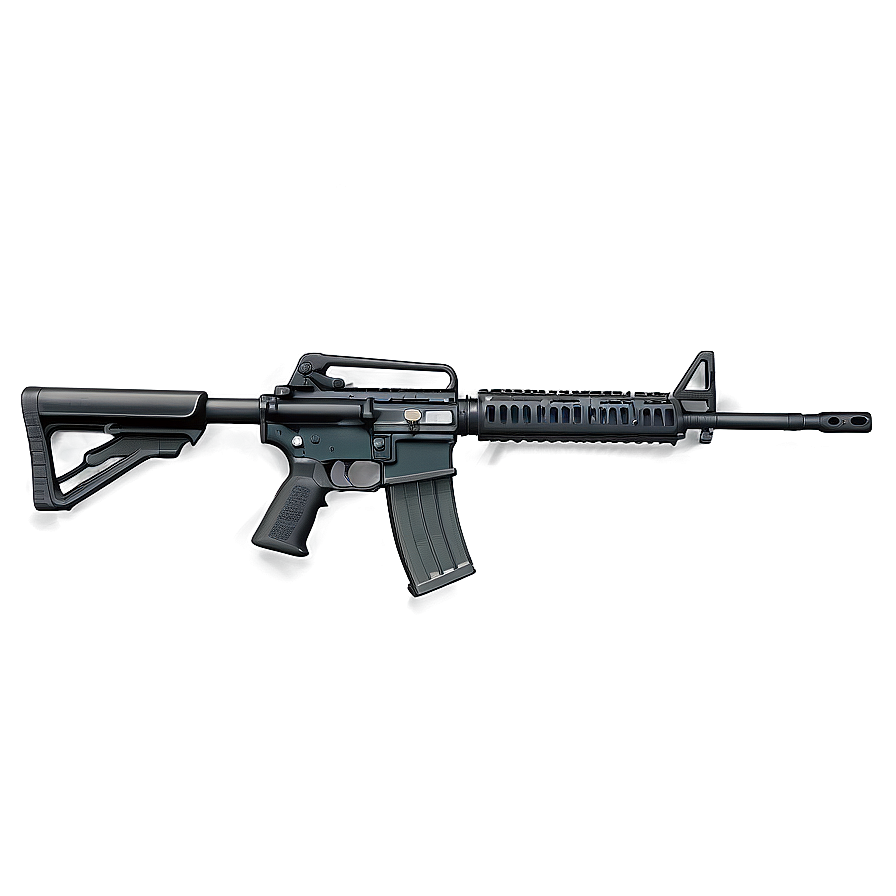 M16 Rifle Cartoon Png Xqb51 PNG image