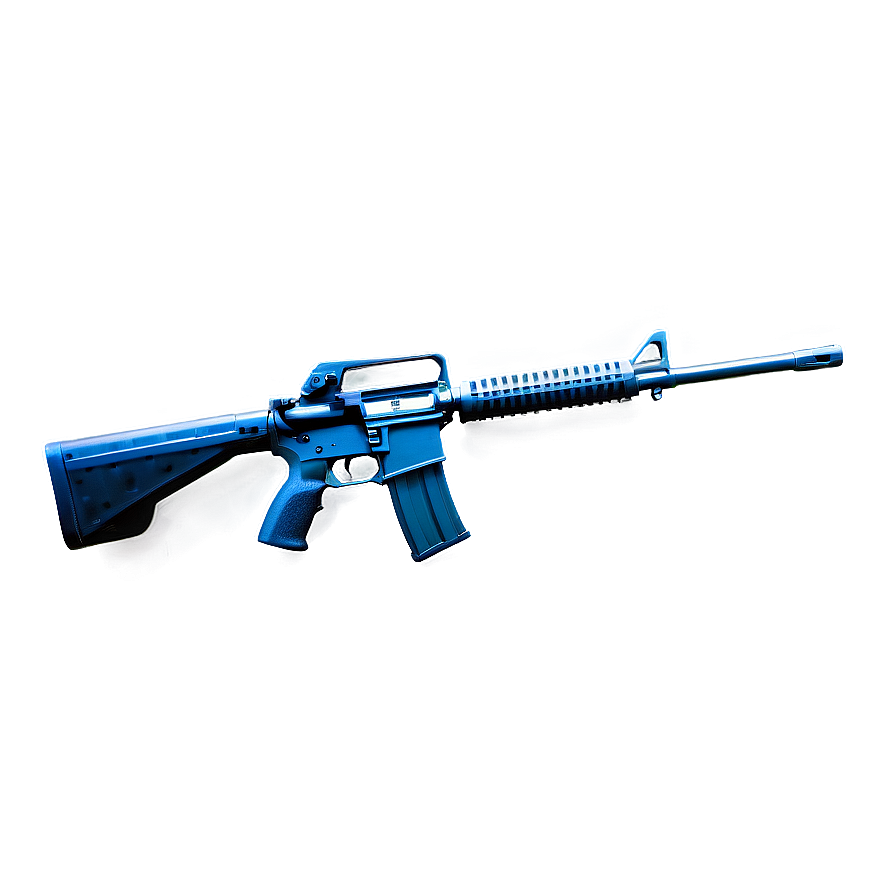 M16 Rifle On White Background Png 56 PNG image