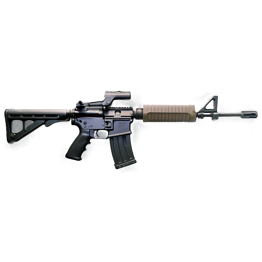 M16 Rifle With Bayonet Png Auv PNG image