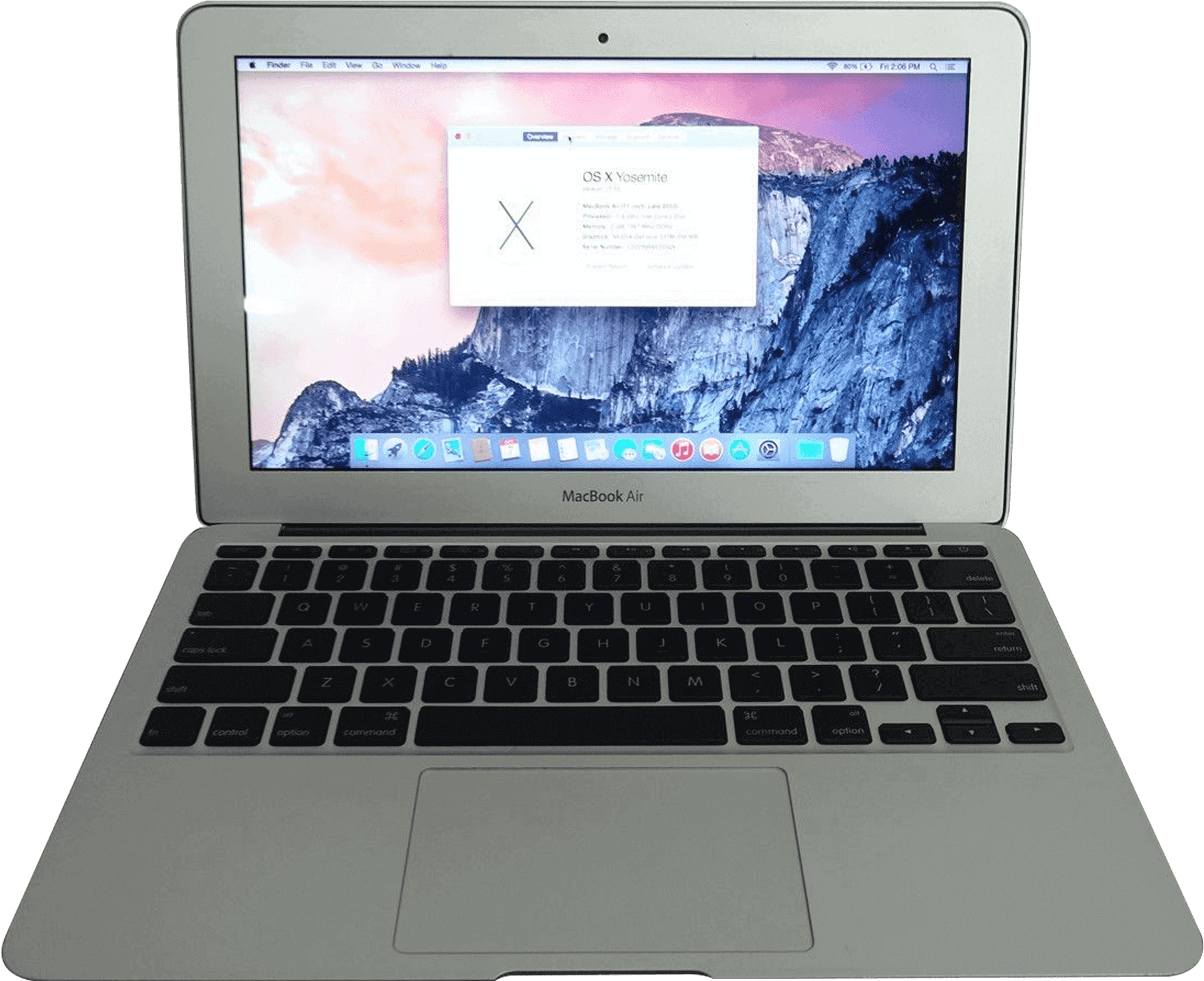 Mac Book Air O S X Yosemite PNG image