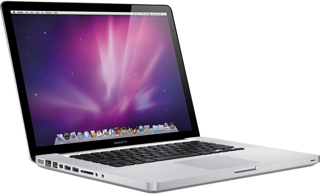 Mac Book Pro Side View PNG image
