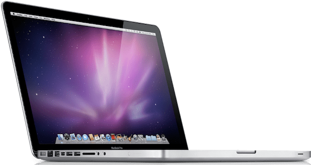 Mac Book Pro Side View PNG image