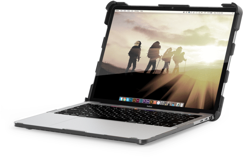 Mac Bookwith Adventure Wallpaper PNG image