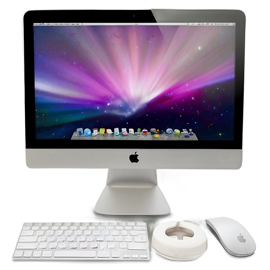 Mac Desktop With External Display Png Vug PNG image