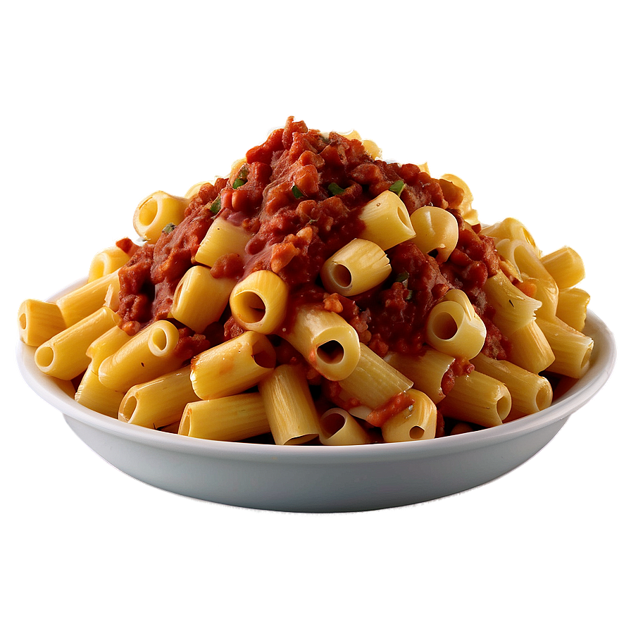 Macaroni With Meat Sauce Png 06212024 PNG image