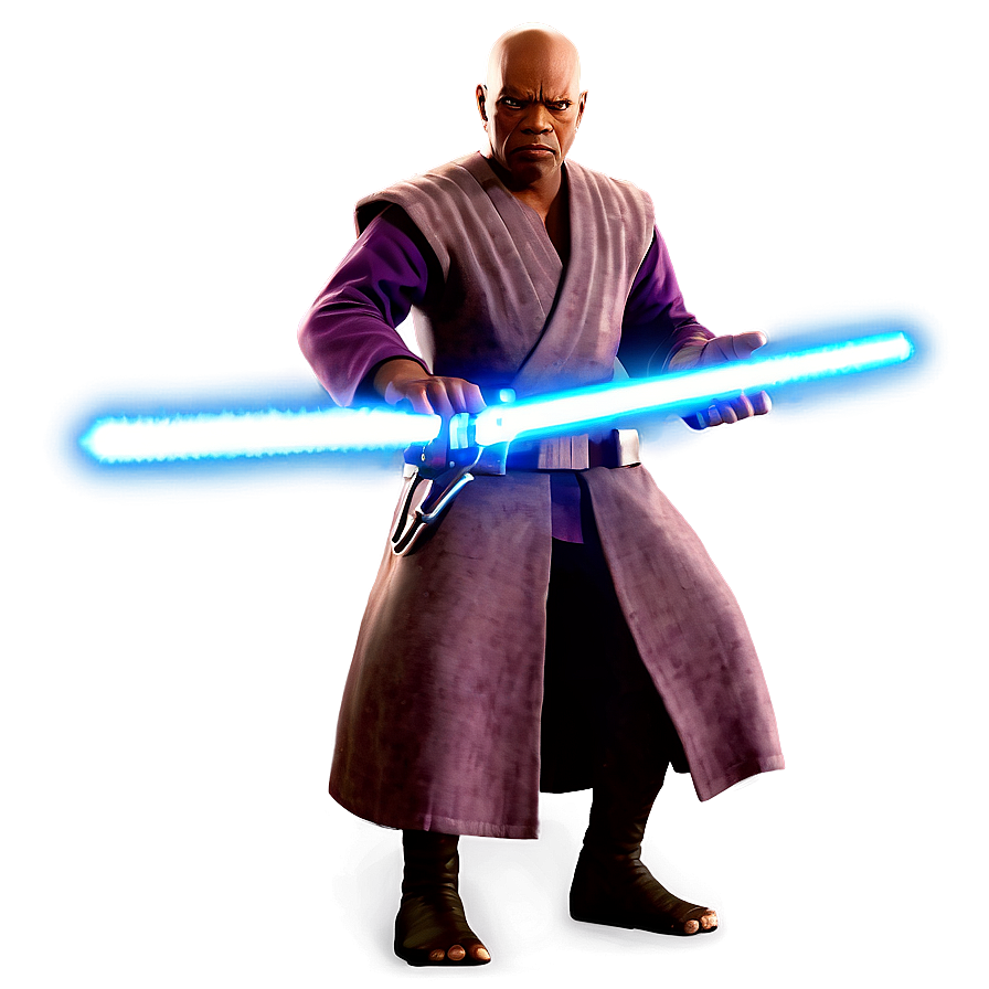 Mace Windu Clone Wars Png Xqp PNG image